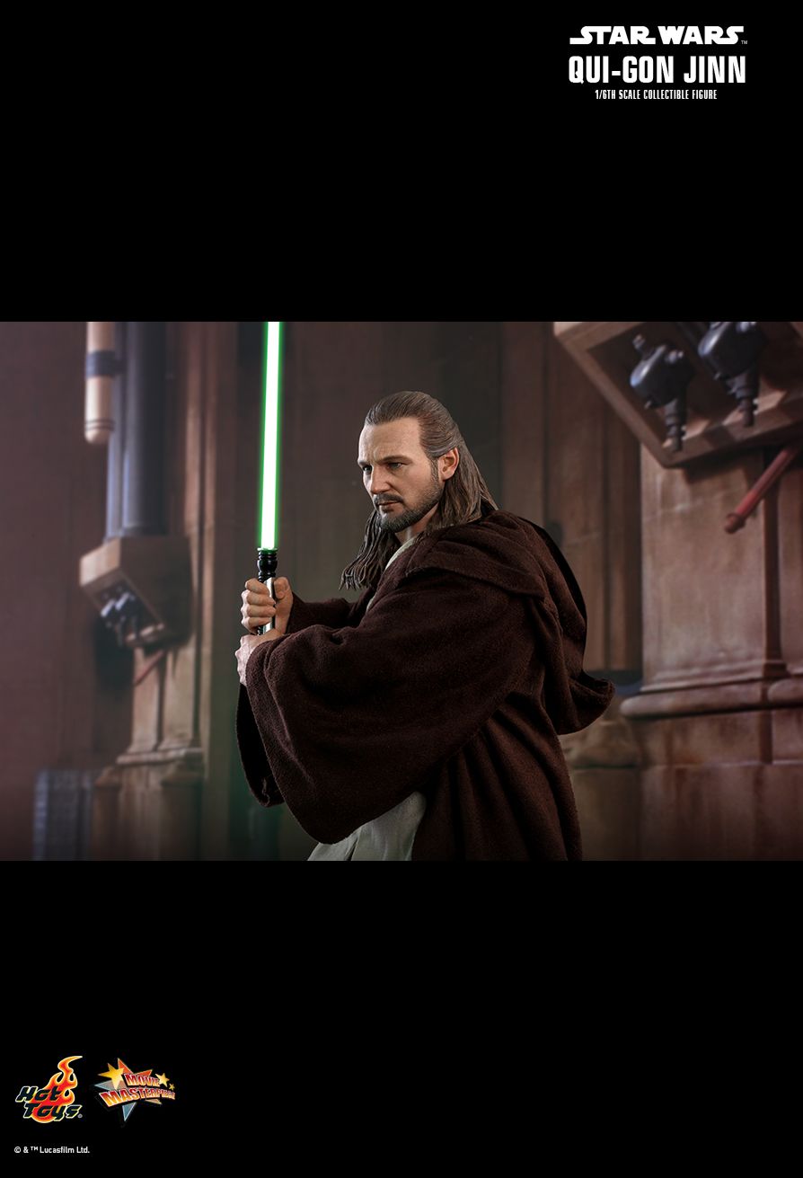 Movie - NEW PRODUCT: HOT TOYS: STAR WARS: EPISODE I - THE PHANTOM MENACE QUI-GON JINN 1/6TH SCALE COLLECTIBLE FIGURE 2256