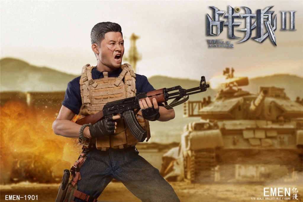 NEW PRODUCT: Billion Man Genuine: 1/6 Wolf Warriors 2-Leng Feng (Wu Jing) Action Figure [Single Head Engraving Version] 22594911