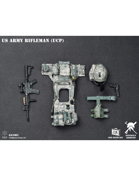 male - NEW PRODUCT: General's Armoury: GA1001 1/6 Scale US ARMY Rifleman (UCP) 23-52814