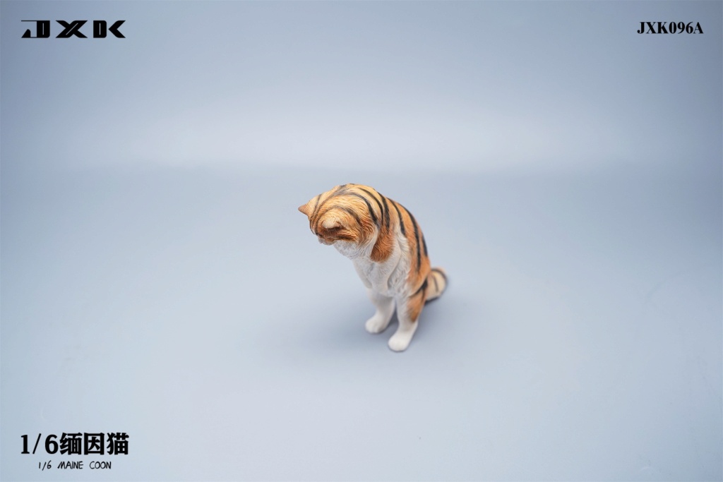 feline - NEW PRODUCT: JXK New: 1/6 Maine Cat JXK096 / Cat Tree JXK095 Animal Scene 23082110