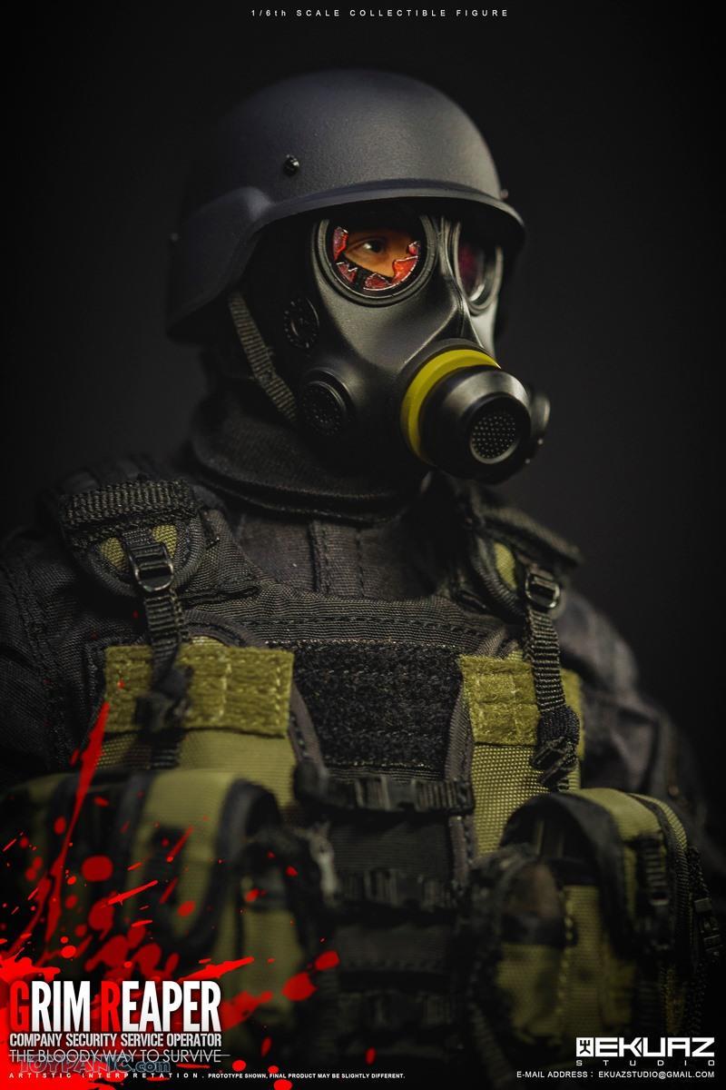 ModernMilitary - NEW PRODUCT: Ekuaz Studio: 1/6 Grim Reaper - Company Security Service Operator (EKS05) 23102054