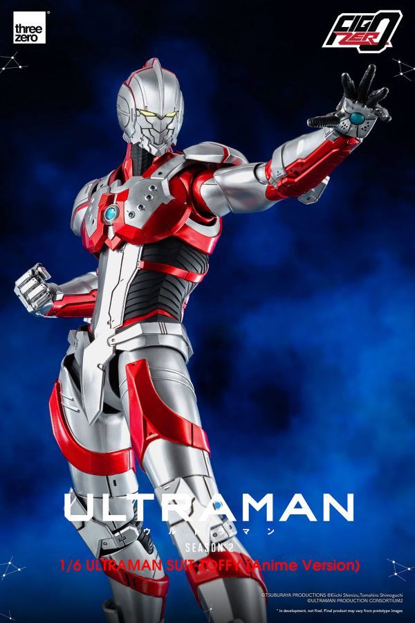 NEW PRODUCT: Threezero: FigZero 1/6 Mobile Ultraman Series Armor Zoffie (Animated Version) Action Figure 23143510