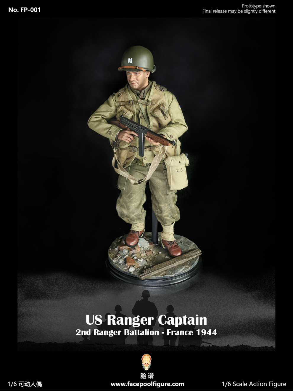 WWII - NEW PRODUCT: update notice Facepool: 1/6 WWII US RANGER CAPTAIN World War II US Rangers Captain - Anniversary 23223911