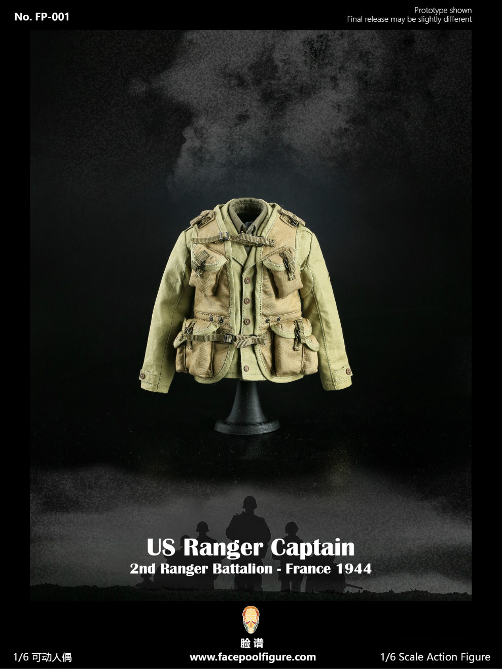 WWII - NEW PRODUCT: update notice Facepool: 1/6 WWII US RANGER CAPTAIN World War II US Rangers Captain - Anniversary 23224111