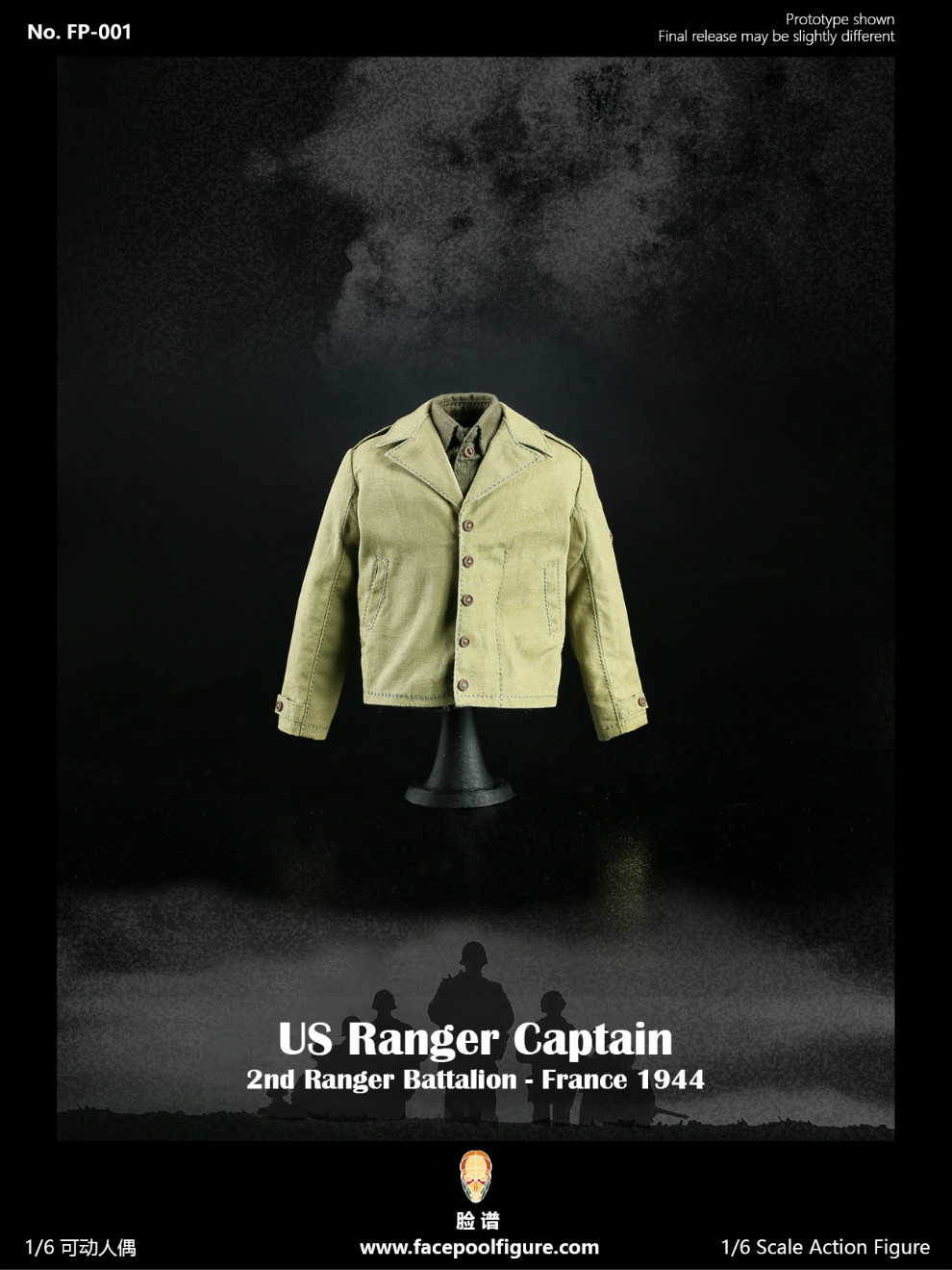 Military - NEW PRODUCT: update notice Facepool: 1/6 WWII US RANGER CAPTAIN World War II US Rangers Captain - Anniversary 23224210