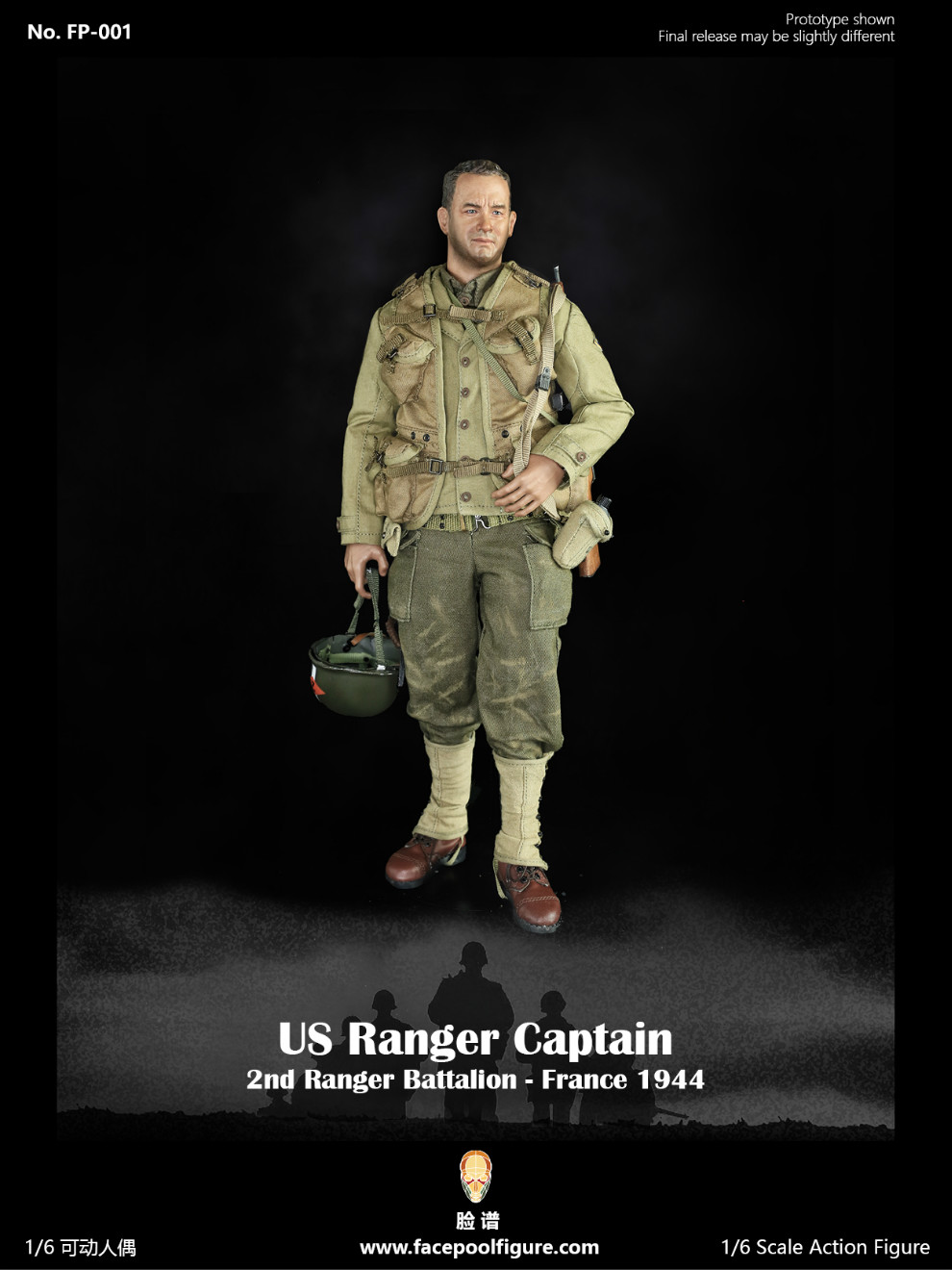 WWII - NEW PRODUCT: update notice Facepool: 1/6 WWII US RANGER CAPTAIN World War II US Rangers Captain - Anniversary 23224910