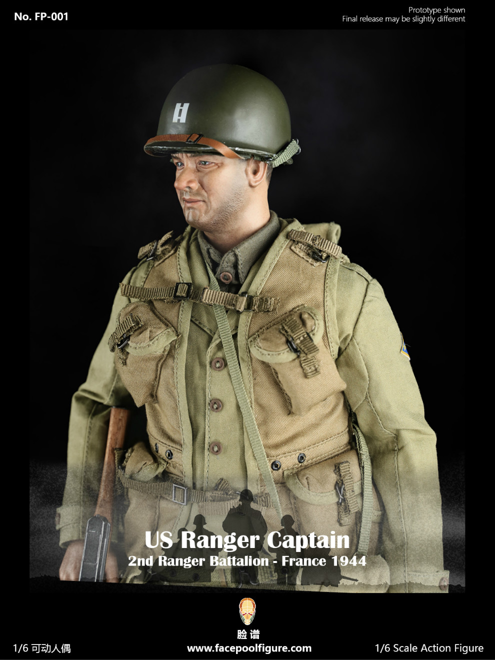 male - NEW PRODUCT: update notice Facepool: 1/6 WWII US RANGER CAPTAIN World War II US Rangers Captain - Anniversary 23224911