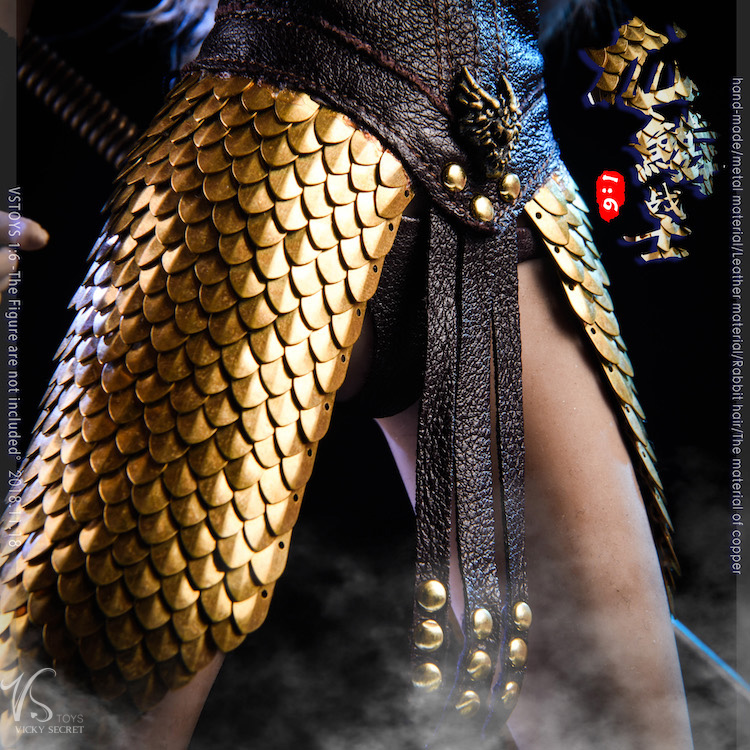 female - NEW PRODUCT: VSTOYS New 1/6 Dragonscale Female Warrior Elevator Kit - Handmade Armor, Pure Copper Armor Leather Rabbit Hair~ 23301410