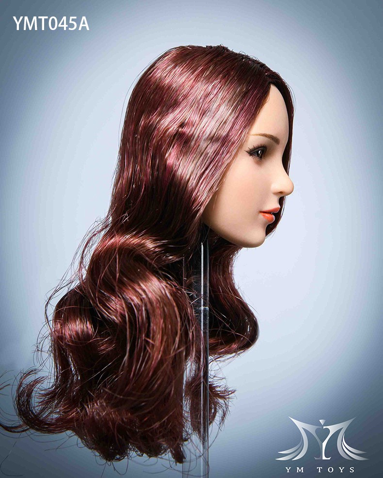 accessory - NEW PRODUCT: YMToys: 1/6 hair transplant female head carving-Maple YMT045, Begonia YMT046 23311310