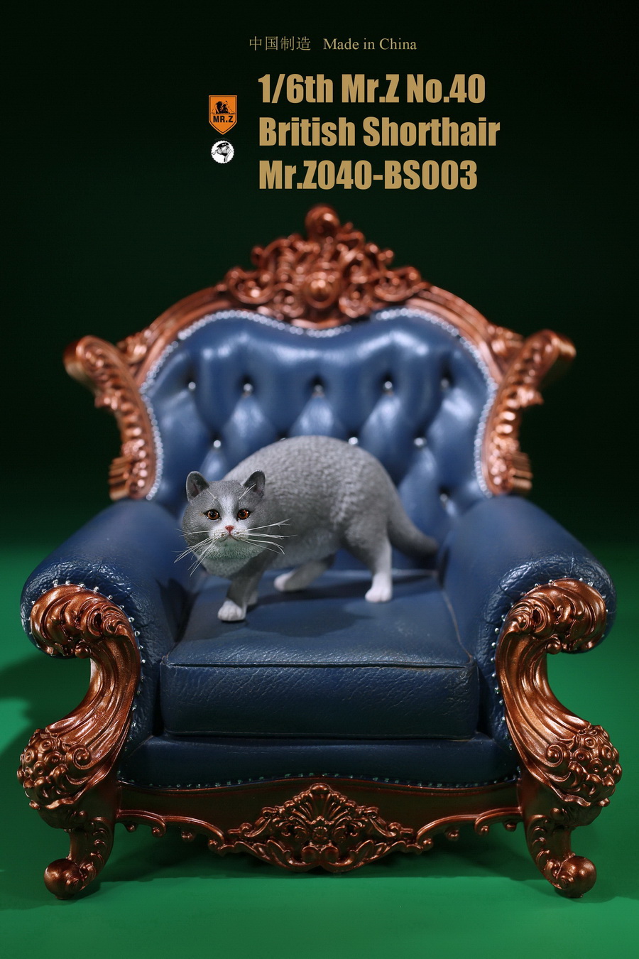 Accessory - NEW PRODUCT: MR. Z: 1/6 Simulation Animals 39th - British Shorthair [Planting Edition] - Full set of 6 colors 23571310