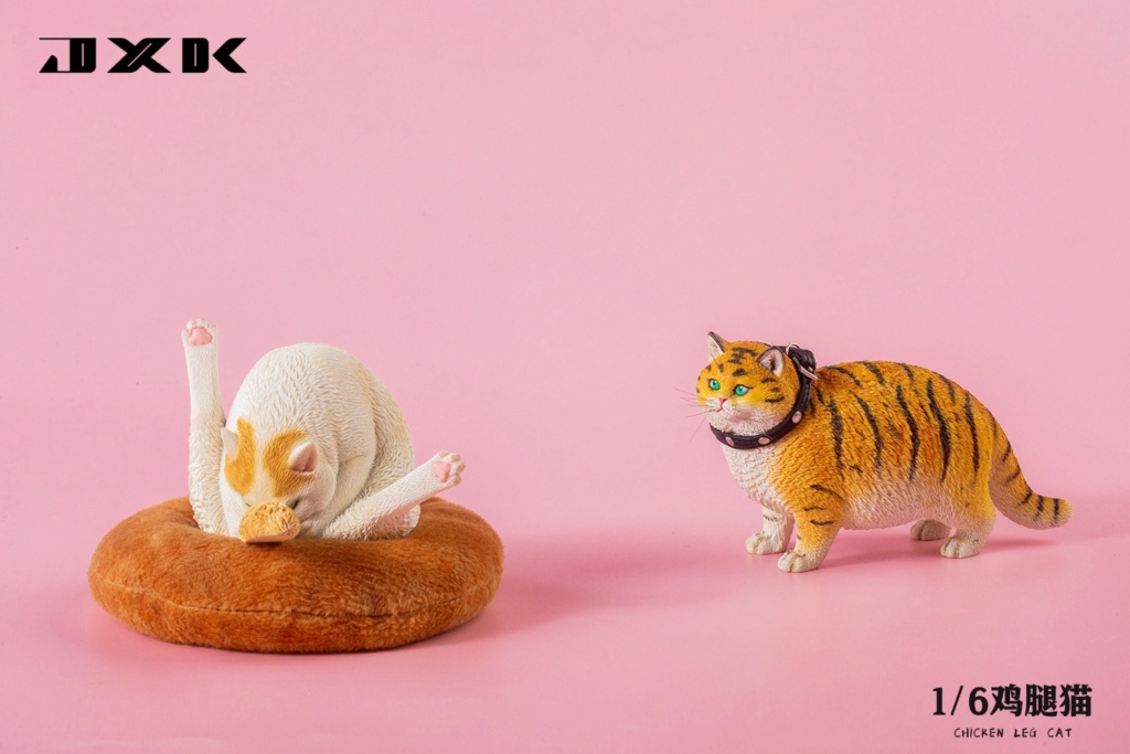 NEW PRODUCT: JXK Studio: 1/6 Chicken Leg Cat JXK091 Animal GK Model 23583411