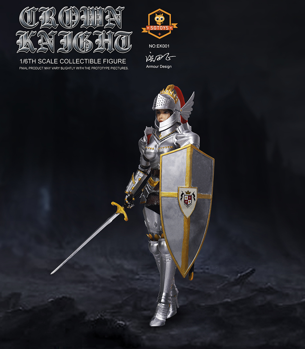 Accessories - NEW PRODUCT: [SGT-EK001] SGTOYS Lady Crown Knight 1:6 Boxed Figure 237