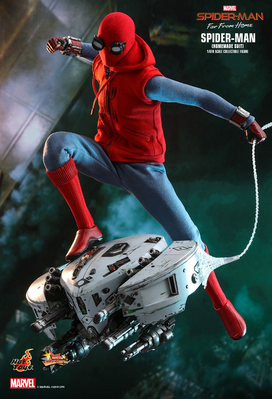 newproduct - NEW PRODUCT: HOT TOYS: SPIDER-MAN: FAR FROM HOME SPIDER-MAN (HOMEMADE SUIT VERSION) 1/6TH SCALE COLLECTIBLE FIGURE 2394