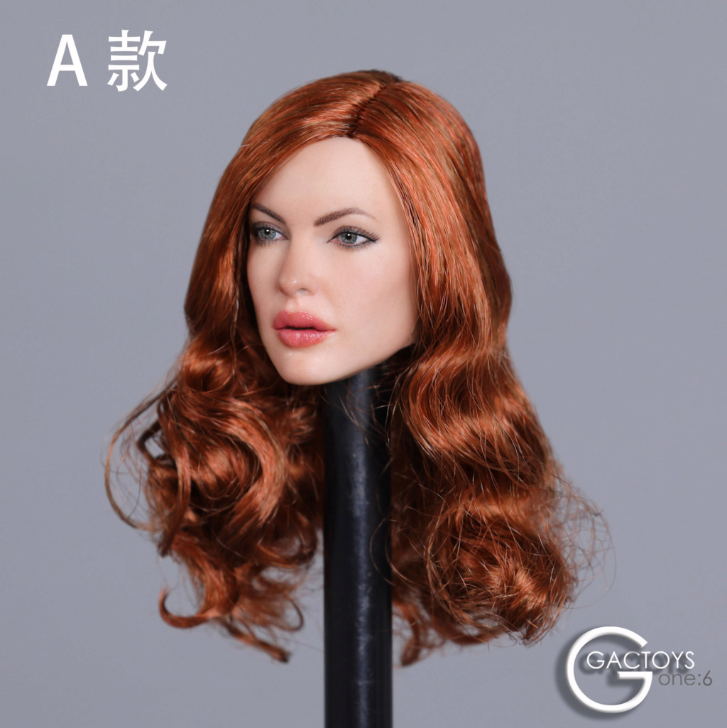 female - NEW PRODUCT: GACTOYS: 1 / 6 European beauty head carving [A, B, C three models] [GC031] 2402