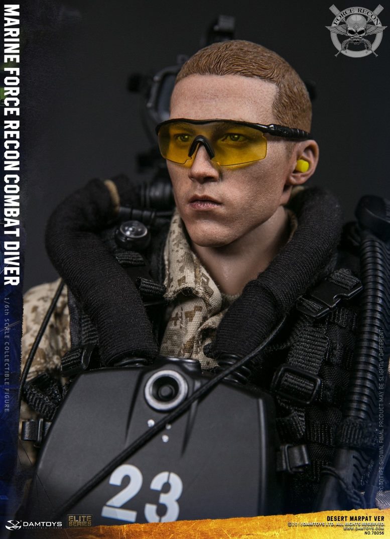 MarineForceRecon - NEW PRODUCT: DAM Toys: Marine Force Recon Combat Diver (Desert MARPAT) (GIDAM-78056) & (Woodland MARPAT) (GIDAM-78055) 2416