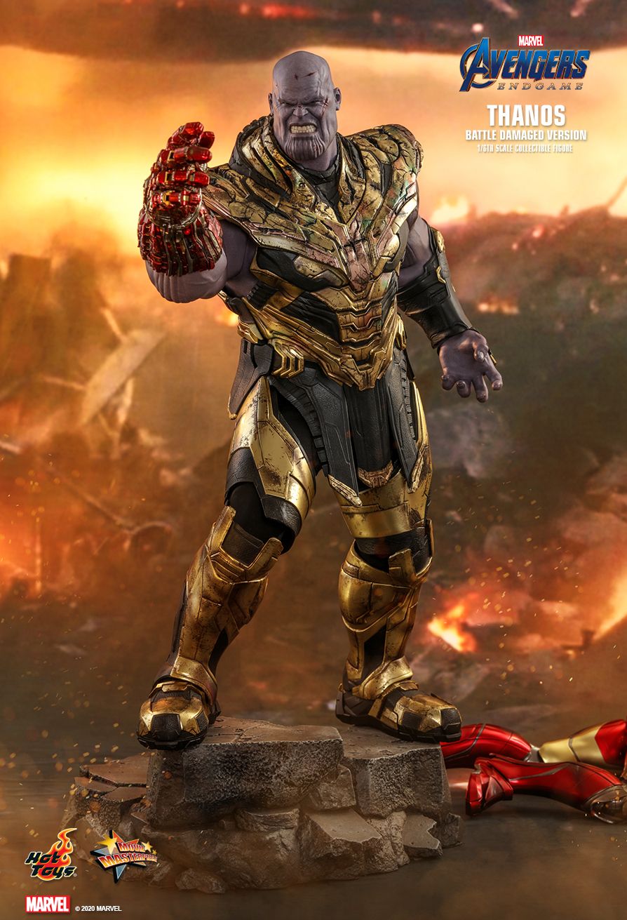 NEW PRODUCT: HOT TOYS: AVENGERS: ENDGAME THANOS (BATTLE DAMAGED VERSION) 1/6TH SCALE COLLECTIBLE FIGURE 2492