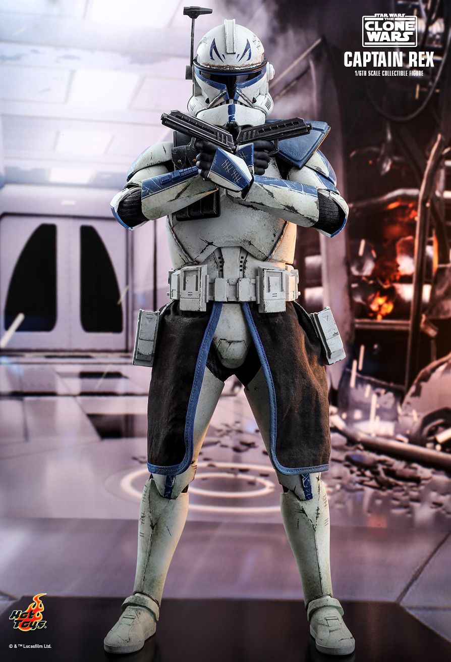 NEW PRODUCT: HOT TOYS: STAR WARS: THE CLONE WARS CAPTAIN REX 1/6TH SCALE COLLECTIBLE FIGURE 2571