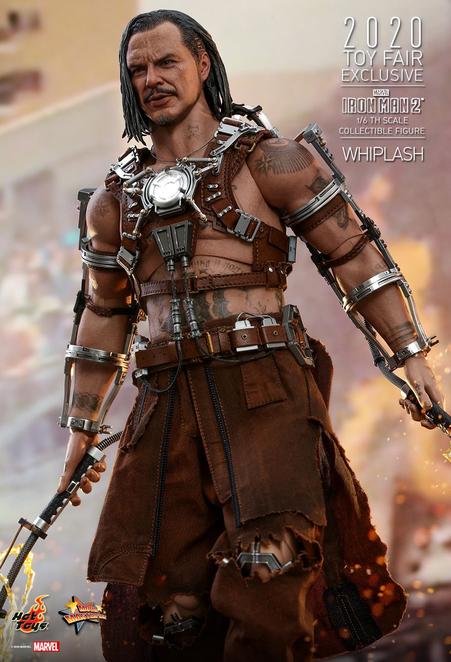 marvel - NEW PRODUCT: HOT TOYS: IRON MAN 2 WHIPLASH 1/6TH SCALE COLLECTIBLE FIGURE (EXCLUSIVE VERSION) 2588