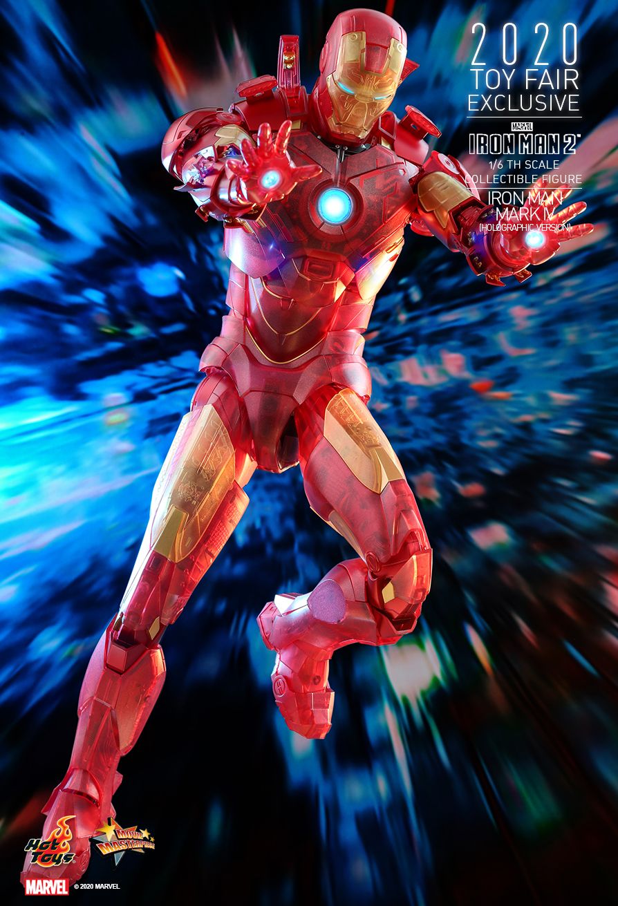 Hot toys Iron Man 2 - 1/6th scale Iron Man Mark IV (Holographic Version) Collectible Figure 2589