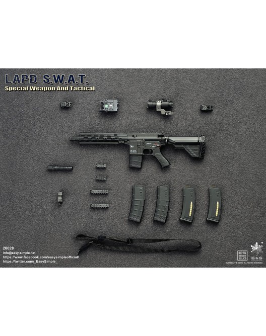 NEW PRODUCT: Easy & Simple 26028 1/6 Scale LAPD S.W.A.T. action figure 26-52811