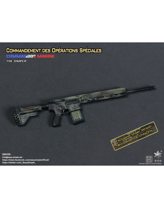 sniper - NEW PRODUCT: Easy&Simple 26033R 1/6 Scale CDOS part II - The Breacher & 26033S - The Sniper 26033s20