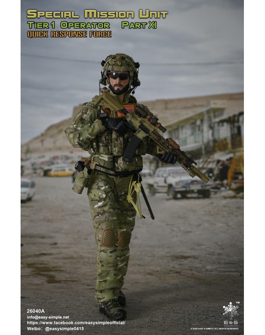 modernmilitary - NEW PRODUCT: Easy&Simple 26040A 1/6 Scale SMU Tier 1 Operator Part XI Quick Response Force 26040a18