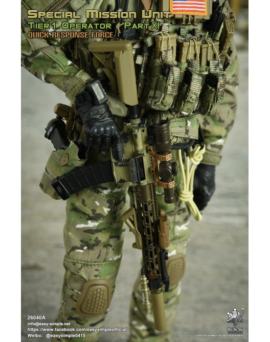 modernmilitary - NEW PRODUCT: Easy&Simple 26040A 1/6 Scale SMU Tier 1 Operator Part XI Quick Response Force 26040a25
