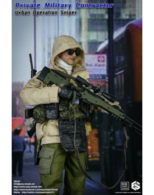 NEW PRODUCT: Easy & Simple: 1/6 scale Private Military Contractor - Urban Operation Sniper (26047) 26047-25