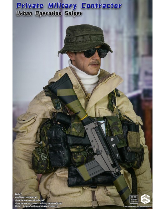 easy - NEW PRODUCT: Easy & Simple: 1/6 scale Private Military Contractor - Urban Operation Sniper (26047) 26047-27