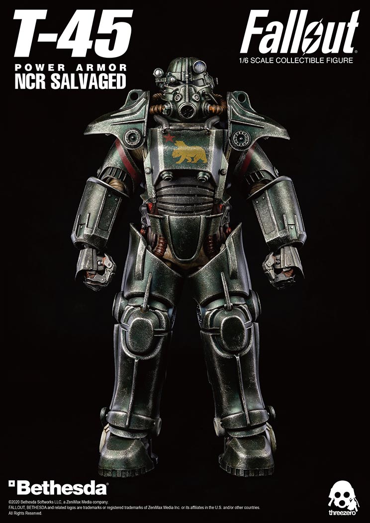 videogame - NEW PRODUCT: Threezero: 1/6 scale Fallout T-45 NCR Salvaged Power Armor 2654