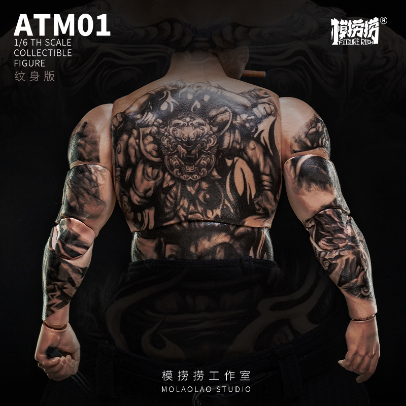 NEW PRODUCT: Molaolao Studio: 1/6 Male Stout Body Standard Version (ATM01) & Tattoo Version (ATM01-1) 26620211