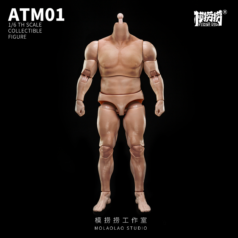 NEW PRODUCT: Molaolao Studio: 1/6 Male Stout Body Standard Version (ATM01) & Tattoo Version (ATM01-1) 26620211