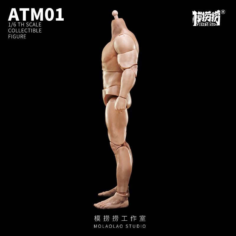 NEW PRODUCT: Molaolao Studio: 1/6 Male Stout Body Standard Version (ATM01) & Tattoo Version (ATM01-1) 26620213