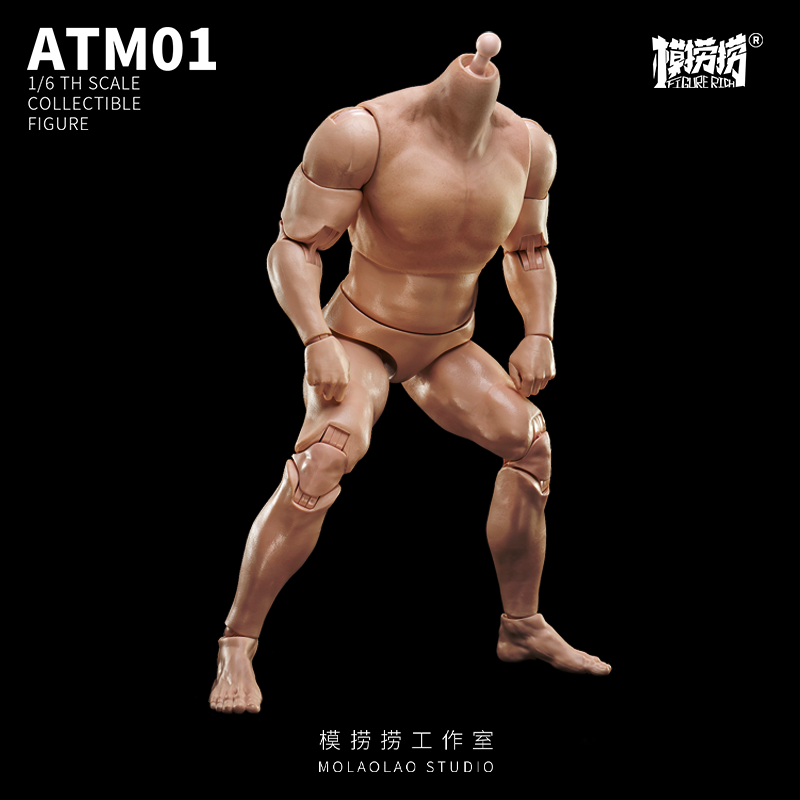 NEW PRODUCT: Molaolao Studio: 1/6 Male Stout Body Standard Version (ATM01) & Tattoo Version (ATM01-1) 26620215