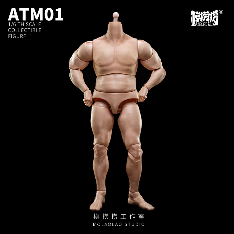 NEW PRODUCT: Molaolao Studio: 1/6 Male Stout Body Standard Version (ATM01) & Tattoo Version (ATM01-1) 26620218