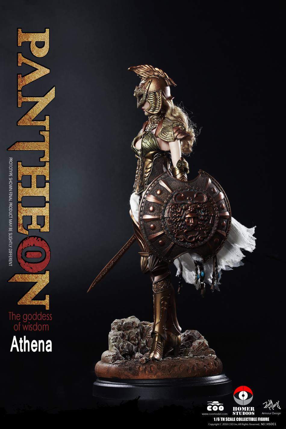 female - NEW PRODUCT: COO MODEL X HOMER 1/6th scale PANTHEON Athena Goddess of War 12" Collectible Figure 269