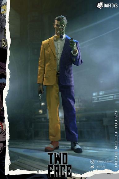 NEW PRODUCT: DAFTOYS: 1/6 scale F06 Two-Face 12'' Action Figure 2702
