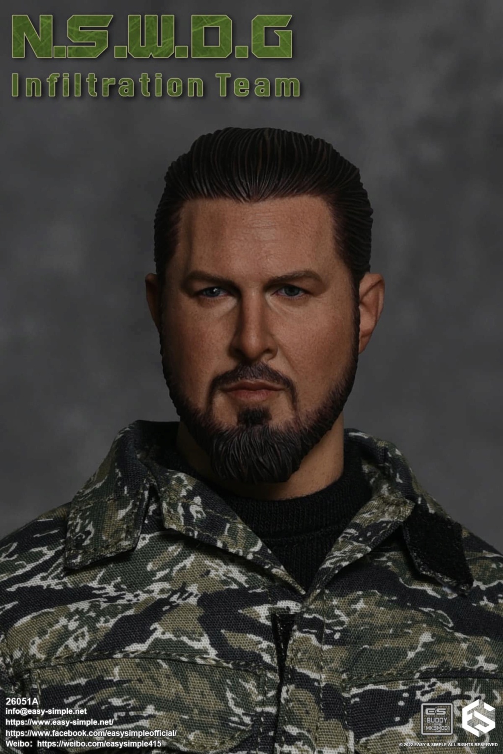 easy - NEW PRODUCT: EASY AND SIMPLE 1/6 SCALE FIGURE: N.S.W.D.G INFILTRATION TEAM - (2 Versions) 27124