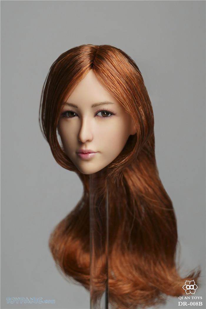 Asian - NEW PRODUCT: DREAMER Asian Female Head Sculpt (DR-007A, B, C) & (DR-008A, B, C) (2 styles each, 3 hair styles each) 275