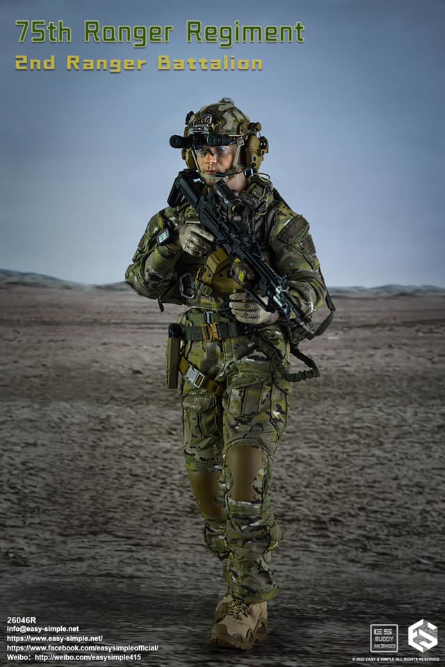 easy - NEW PRODUCT: Easy&Simple: 26046R 1/6 Scale 75th Ranger Regiment 2nd Ranger Battalion 27613110