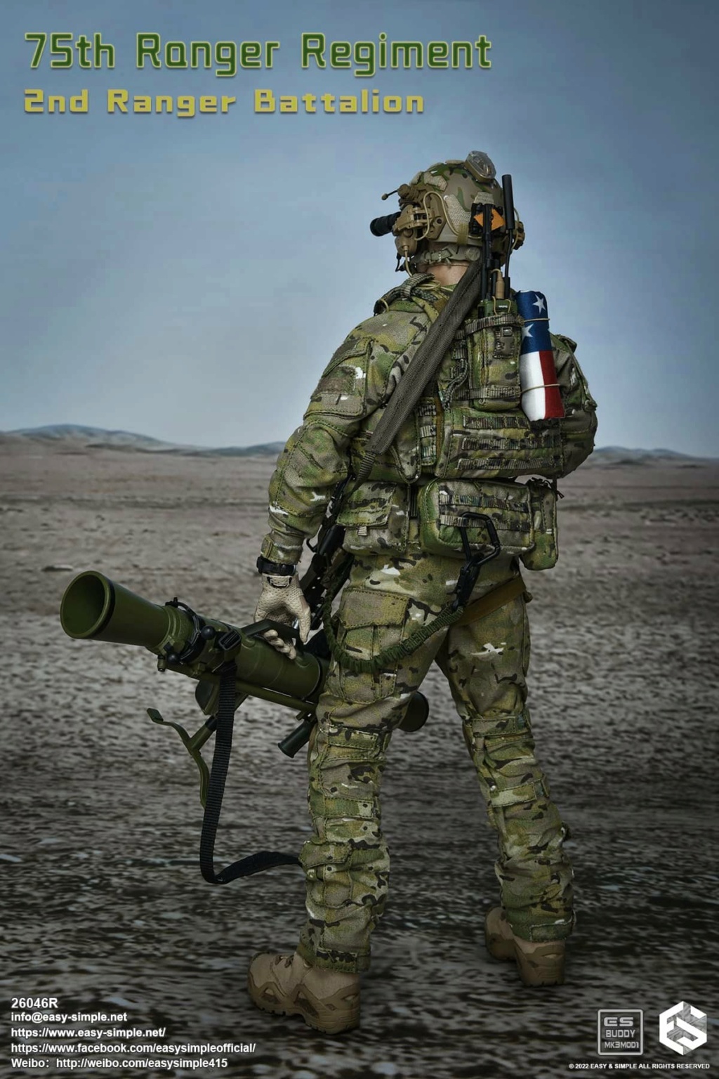 NEW PRODUCT: Easy&Simple: 26046R 1/6 Scale 75th Ranger Regiment 2nd Ranger Battalion 27613711