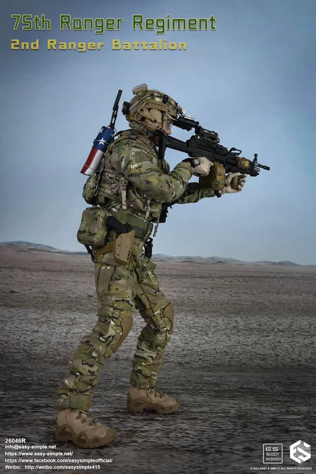 easy - NEW PRODUCT: Easy&Simple: 26046R 1/6 Scale 75th Ranger Regiment 2nd Ranger Battalion 27621610