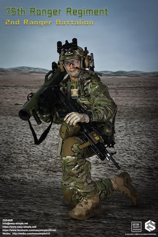 NEW PRODUCT: Easy&Simple: 26046R 1/6 Scale 75th Ranger Regiment 2nd Ranger Battalion 27710511
