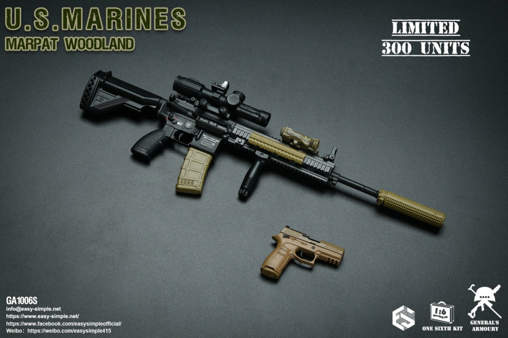 modernmilitary - NEW PRODUCT: General‘s Armoury: GA1006S 1/6 Scale U.S. MARINES MARPAT WOODLAND (Limited 300 Units) 28418410