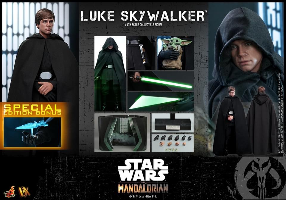 LukeSkywalker - NEW PRODUCT: HOT TOYS: STAR WARS: THE MANDALORIAN™ LUKE SKYWALKER™ (DELUXE VERSION) 1/6TH SCALE COLLECTIBLE FIGURE 2850