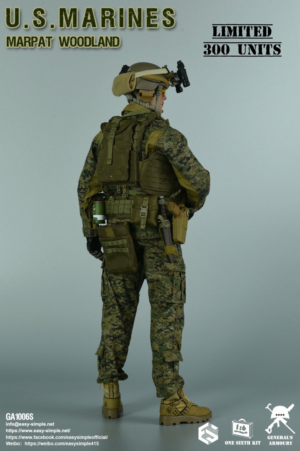 USMarines - NEW PRODUCT: General‘s Armoury: GA1006S 1/6 Scale U.S. MARINES MARPAT WOODLAND (Limited 300 Units) 28694710