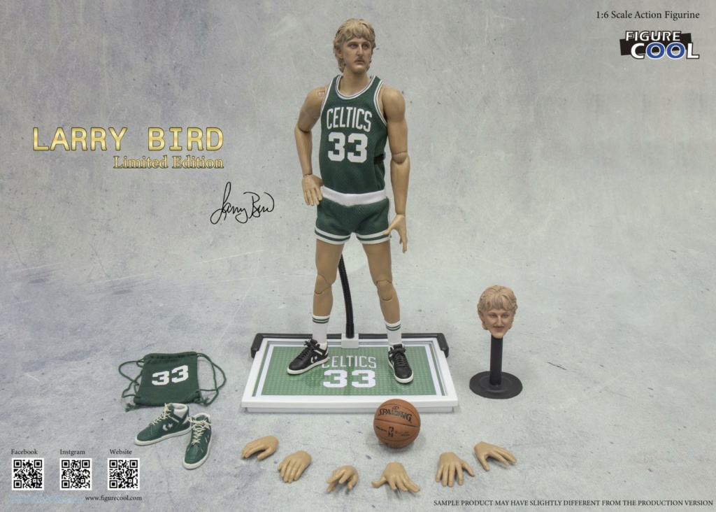 BasketBall - NEW PRODUCT: FigureCool:  1/6 Larry Bird Action Figure 28720218