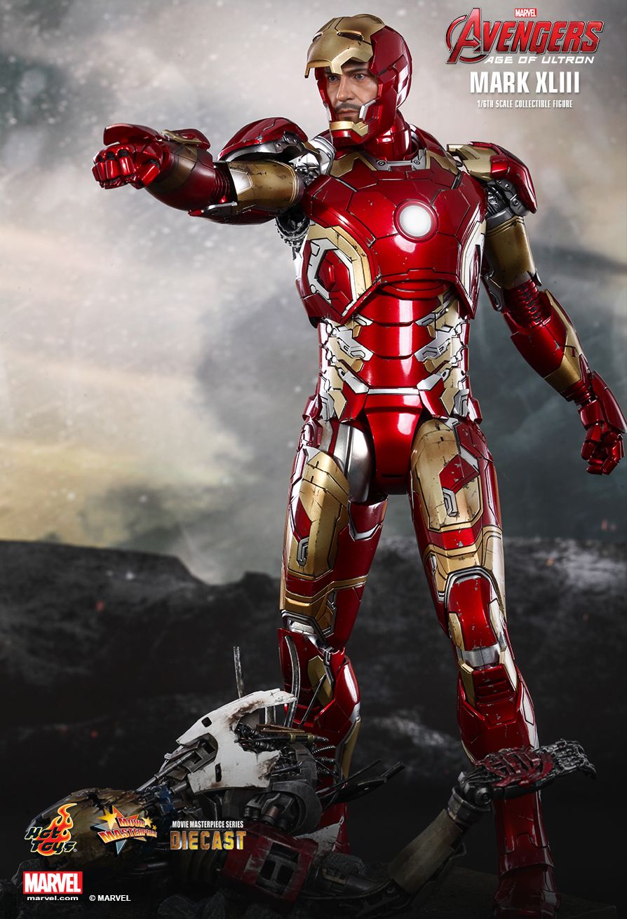 avengers - NEW PRODUCT: HOT TOYS: AVENGERS: AGE OF ULTRON MARK XLIII 1/6TH SCALE COLLECTIBLE FIGURE 289