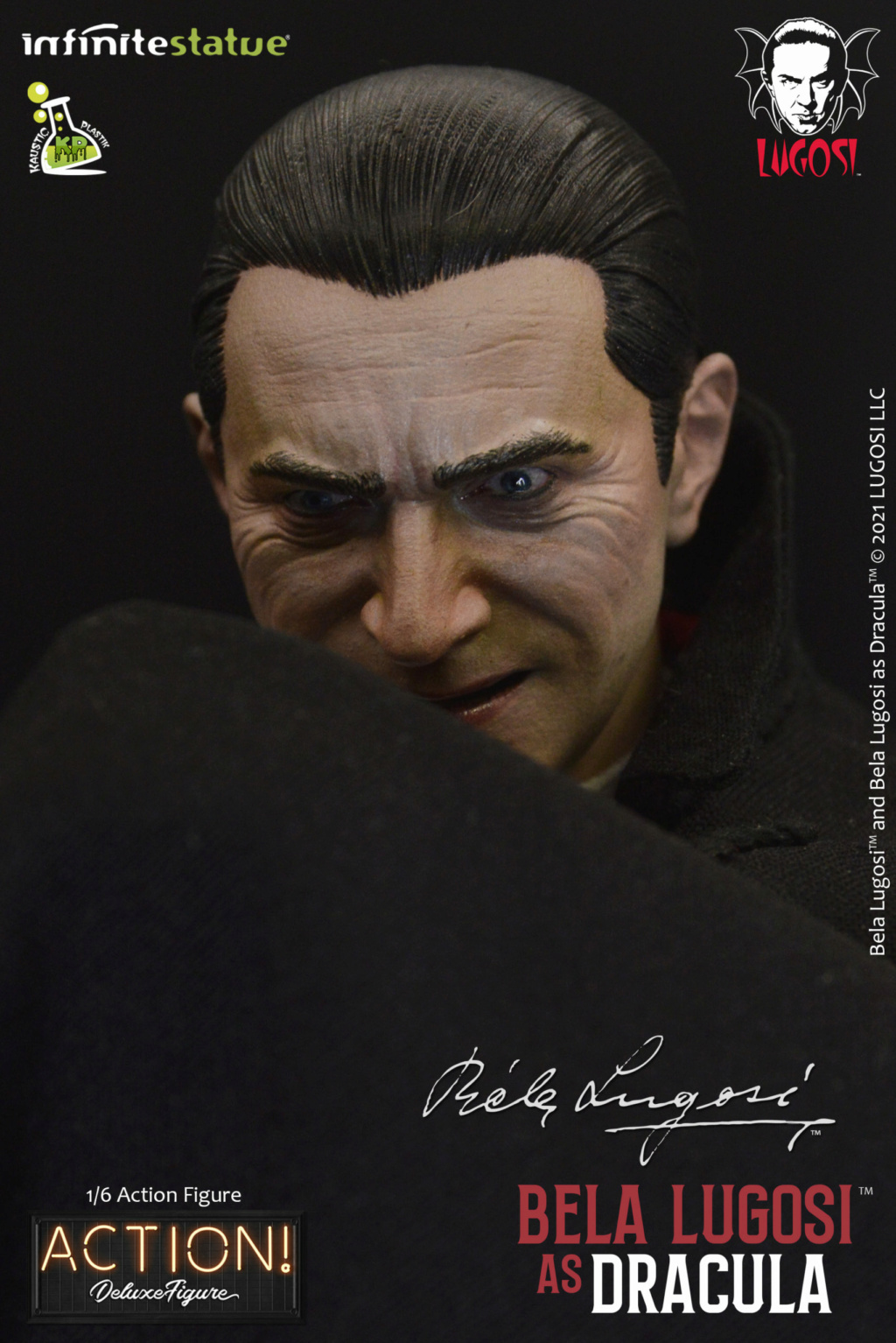 BelaLugosi - NEW PRODUCT: Kaustic Plastik & Infinite Statue: Bela Lugosi as Dracula (standard, deluxe & exclusive) action figure 2892