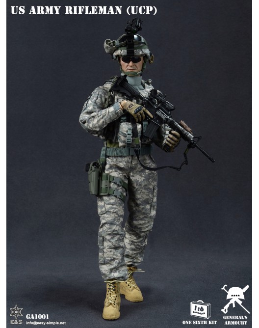 ModernMilitary - NEW PRODUCT: General's Armoury: GA1001 1/6 Scale US ARMY Rifleman (UCP) 3-528x26